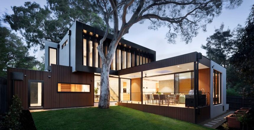 Row of modern two-story townhomes in Saskatchewan showing multi-family residential market trends